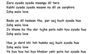 Ishq Wala Love Lyrics Full Song Lyrics Movie  Student Of The Year 2012 [upl. by Meit]