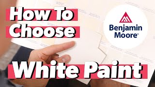 How To Choose A White Paint  My Top 5 favorite Benjamin Moore White Paints [upl. by Acinoed840]