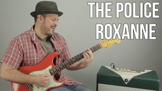 The Police  Roxanne  Guitar Lesson  How to Play on Guitar Tutorial Guitar Lesson [upl. by Llenrahs]