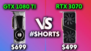 GTX 1080 Ti vs RTX 3070  Benchmark Shorts [upl. by Anigroeg]