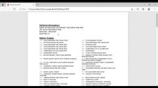 Get the GM RPO list for your vehicle [upl. by Afesoj823]