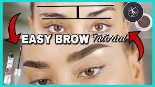 UNEVEN EYEBROW TUTORIAL STEP BY STEP  Sahony Bourdier [upl. by Evol958]