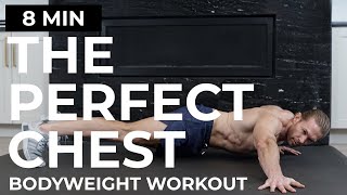 The PERFECT 8 Min At Home Chest Workout  NO EQUIPMENT FOLLOW ALONG [upl. by Harak]