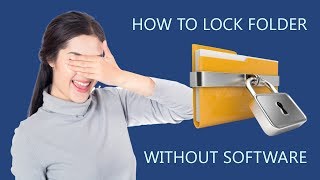 How to Lock Folders in Windows 10 without Software [upl. by Haleeuqa458]