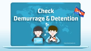 Detention amp Demurrage Checking On MAERSK Website Khmer Version [upl. by Gujral333]