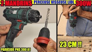 PARKSIDE perceuse visseuse filaire 300w LIDL Corded Power Drill Netzschrauber [upl. by Eziechiele]