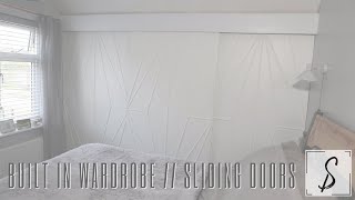 DIY Built in Wardrobe  Sliding Doors [upl. by Galasyn449]