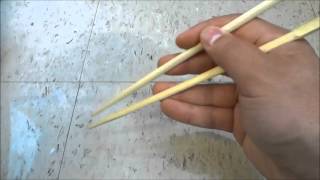 How To Hold ChopsticksEASY Method [upl. by Edmonds]