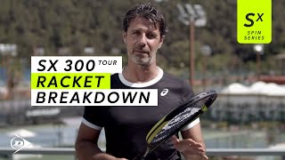 Patrick Mouratoglou breaks down the Dunlop SX 300 Tour [upl. by Noira]