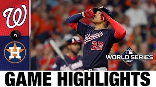 Juan Soto homers drives in 3 in Nats World Series Game 1 win  NationalsAstros MLB Highlights [upl. by Machos]