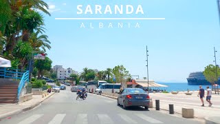 SARANDA  ALBANIA  AL  2022  driving tour  day [upl. by Anaihk652]