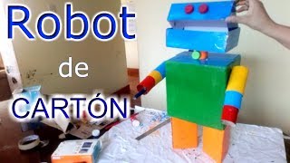 ¡Hagamos un ROBOT DE CARTÓN  Tutorial [upl. by Watts]