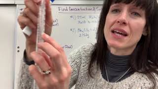 Determine Concentration from Titration [upl. by Attesoj]