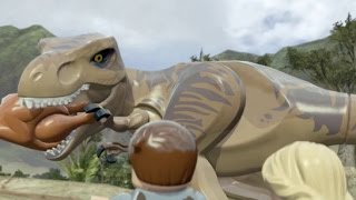 LEGO Jurassic World Walkthrough Part 4 Restoring Power Jurassic Park [upl. by Erbas]