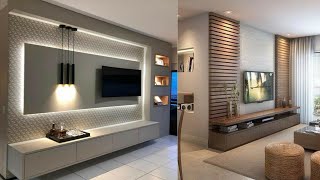 Top 100 Modern TV cabinets for living rooms  Home wall decorating ideas 2025 [upl. by Simona668]