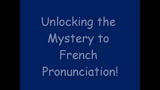 French Pronunciation Tips for Beginners [upl. by Charlena]