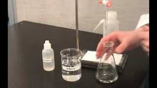 Titration Technique using a buret [upl. by Pownall]