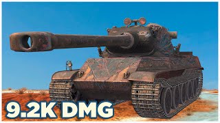 AMX M4 mle 54 • 92K DMG • 5 KILLS • WoT Blitz [upl. by Aihsiym521]