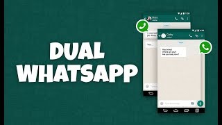 How to run Dual WhatsApp on your Android Phone Without Root [upl. by Lunt]