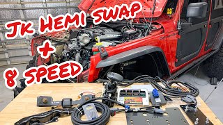 Jeep Wrangler 64 Hemi Swap Wiring and ECM [upl. by Retsevel]