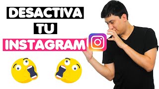 Como DESACTIVAR mi Instagram Temporalmente Desde PC y Móvil 2020 [upl. by Knudson510]