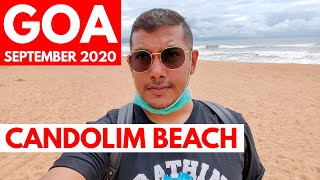 CANDOLIM BEACH  SEPTEMBER 2020  GOA VLOG  GOA AFTER LOCKDOWN [upl. by Enneiluj]