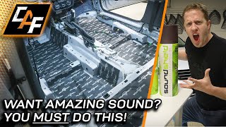 IMPROVE SOUND Deadening Treatment EXPLAINED  Better Bass and Improved Sound Quality [upl. by Alisander]