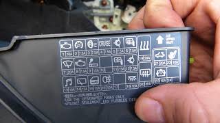 Fuse locations and circuit detail to find the right fuse [upl. by Wertz]