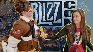 Allie vLog  TRACER POWERS at BlizzCon 2018 [upl. by Artcele777]