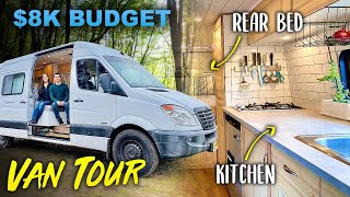 Scientist amp Engineer Show How to Build Out a Van on a 8000 budget  CAMPER VAN FULL TOUR [upl. by Mar]