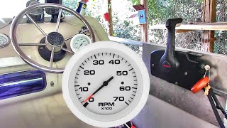 How To Install A Tachometer On A Outboard Motor [upl. by Weil]