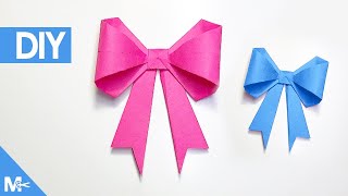 ► Como hacer un MOÑO DE PAPEL Origami Fácil 🎀 [upl. by Arnaud]