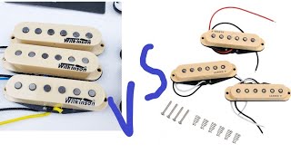 Wilkinson wvs 60s VS Alnico V  Cheap Pickups Comparison [upl. by Severen947]