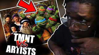 Artists vs TMNT Epic Rap Battles of History REACTION [upl. by Nivlak]