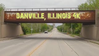 Illinois Fastest Decaying City Danville Illinois 4K [upl. by Nylecyoj586]