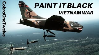 Paint it Black  Vietnam War Bombing Real Footage [upl. by Idihsar77]