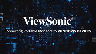 Connecting a Portable Monitor to a Windows Device [upl. by Sanborne414]