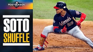 All of the Juan Soto Shuffles from the 2019 Postseason  MLB Highlights [upl. by Orozco921]