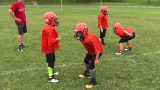 Youth Football Tackling Drills  Form Tackling [upl. by Lienahs]