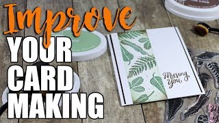 MAKE your CARDS BETTER 3 simple tips [upl. by Kaya]