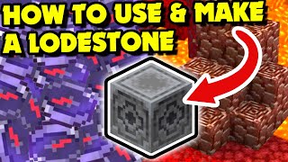 How to Use amp Make a LODESTONE in Minecraft 116 Minecraft Tutorial [upl. by Nedarb537]