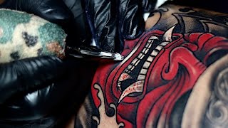 Samurai Tattoo Time Lapse [upl. by Clarey521]