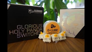 Glorious Panda Switch Impressions amp GLube Lubricant Review [upl. by Rosamund]