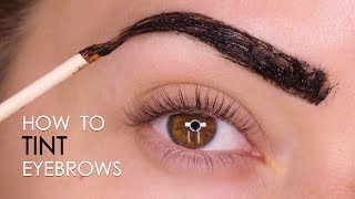 How To Tint Brows At Home Tutorial  Shonagh Scott [upl. by Marcellus]