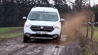 New Dacia Dokker Stepway Driving footage  Road off road [upl. by Thury]