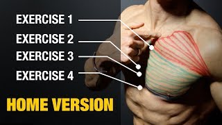 The PERFECT Home Chest Workout Sets and Reps Included [upl. by Mcdougall]