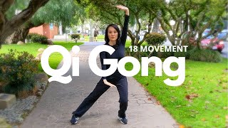 18 Breathing amp Movement Exercises Qi Gong [upl. by Strohben]