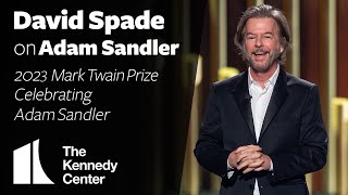 David Spade on Adam Sandler  2023 Mark Twain Prize [upl. by Lundgren122]