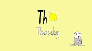 Today is Thursday Classroom Song [upl. by Magena]