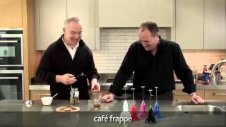 How to make a frappé coffee using an aerolatte milk frother [upl. by Melisande]